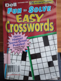Image of Fun to Solve Easy Crosswords
